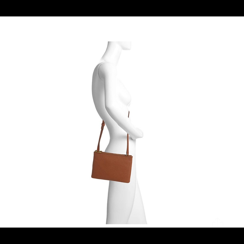 NWT FOSSIL Sadie Leather Crossbody Bag